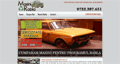 Desktop Screenshot of masinirabla.ro